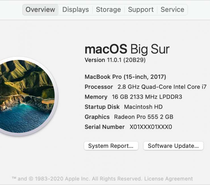 Mac OS Version